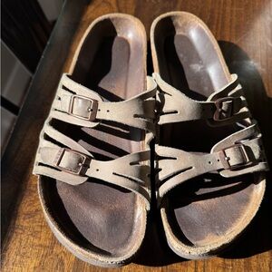 Birkenstock Women's Granada Soft Footbed slide sandal size 39